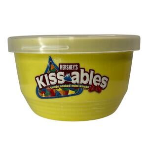 VTG Collectible Promotional Limited Hershey’s Kissables Ceramic Dish & Snap Lid